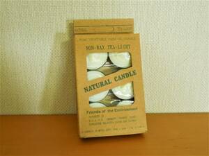 【送料無料】 NATURAL TEA-LIGHT CANDLE アロマキャンドル