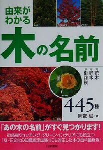 木の名前 由来がわかる花木・庭木・街路樹445種/岡部誠(著者)