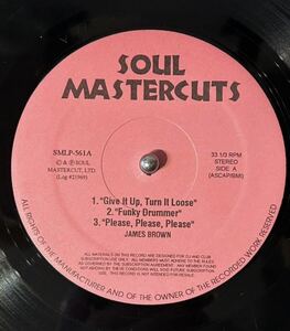 US盤 JAMES BROWN / SOUL MASTERCUTS (LP) Funky Drummer JB ジェームス・ブラウン　ソウル・マスターカッツ　Vol.2 SMLP-561