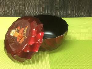 小さくてかわいい蓋付菓子器【即決】樹脂製　新品未使用　昭和レトロ デッドストック品