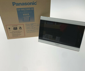 ●●【1円スタート】 Panasonic パナソニック 2014年製 ポータブル液晶テレビ SV-ME7000-W 目立った傷や汚れなし