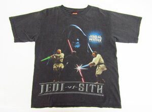 STAR WARS スターウォーズ 90s Episode1 ムービーT ファントム メナス エピソード1 Tシャツ JEDI VS SITH★FG7461