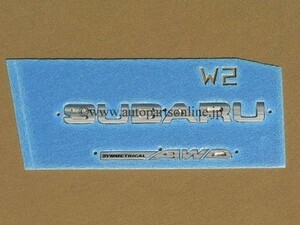 2010- BR アウトバック OUTBACK SUBARU SYMMETRICAL AWD リア エンブレム 北米仕様 レガシィ 部品 PARTS US EMBLEM 海外 SUBARU スバル