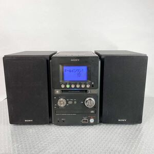 SONY MD搭載 オールインワン ミニ コンポ CMT-M35WM カセット テープ MD ラジオ 通電確認のみの現状品