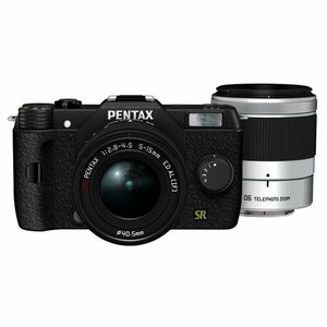 【中古】PENTAX ミラーレス一眼 Q7 ダブルズームキット [標準ズーム 02 STANDARD ZOOM ・望遠ズーム 06 TELEPHOT