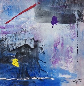 Hiroshi Miyamoto-abstract painting 2021DR-219 Ubiquitous