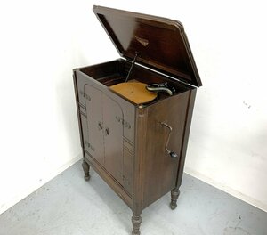 秦野店【直接引取限定・現状品】10-45 Victor ビクター Victrola ビクトローラ 蓄音機 V-30 1906年 TALKING MACHINE フロア型