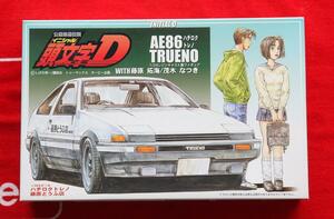 複数落札送料得 1/24 頭文字D イニシャルD AE86 TRUENO ハチロク トレノ レジンキャストフィギュア 藤原拓海 茂木なつき フジミ しげの秀一