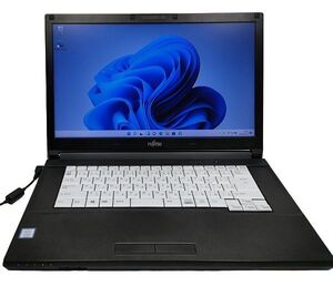 富士通 LIFEBOOK A577/S●Core i5-7300U 2.60Hz●メモリ8GB 新品SSD512GB/Sマルチ/無線/Bluetooth/Win11 Pro