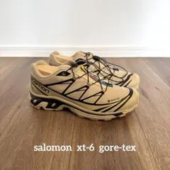 salomon goretex xt-6 ベージュ　26.5