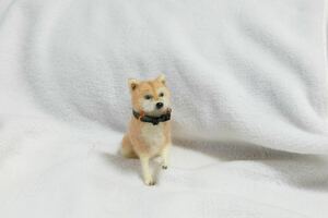 羊毛フェルト 柴犬 ハンドメイド 犬 ぬいぐるみ ミニチュア　