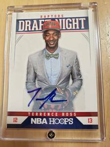 SP サイン 2012 -13 Panini Hoops Draft Night TERRENCE ROSS Auto RC / テレンス ロス Autograph 