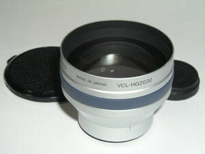 7418★★ SONY TELE CONVERSION LENS X2.0 VCL-HG2030、取り付け径 30φ ★