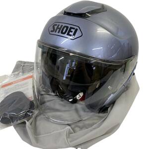 【即決】 SHOEI ショウエイ J-CRUISE J-クルーズ ジェットヘルメット XXLサイズ シルバー系 銀系 13597-100