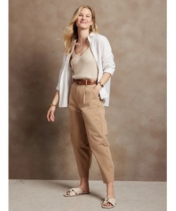 「BANANA REPUBLIC FACTORY STORE」 チノパンツ 0 ベージュ レディース