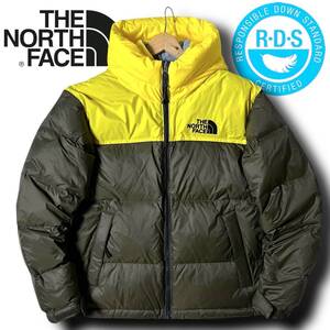 新品 THE NORTH FACE ノースフェイス 撥水DWR 防風 防寒 保温 RDSグースダウン ハイブリッド ダウンジャケット ヌプシダウン L ◆B5702