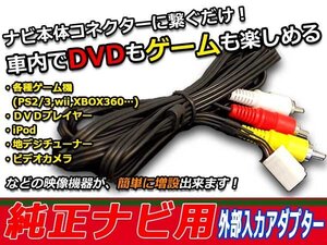 メール便送料無料 VTR 外部入力ケーブル レクサス GS450h GWS191 VTRアダプター カーナビ メーカー純正ナビ 映像