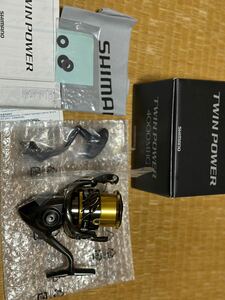 SHIMANO リール シマノ　ツインパワー　4000MHG 新品　未使用品　ステラのドラグノブ　付き