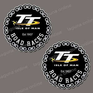 ☆即納☆　isle of man TT　マン島TTレース　ステッカー　デカール　並行輸入 16