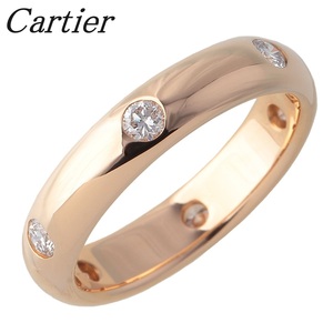 カルティエ ダイヤ リング ステラ #49 6PD 750YG 新品仕上げ済 Cartier【16953】