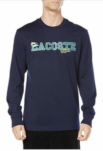 ★新品未使用★ LACOSTE [ラコステ]カレッジプリントロングスリーブTシャツ LACOSTE TH7435L 166 サイズ　005（US:L）長袖