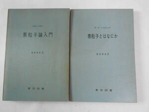 素粒子論入門、素粒子とはなにか　以上2冊