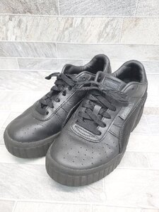 ◇ PUMA プーマ 厚底 スニーカー シューズ サイズ23.0cm ブラック レディース P