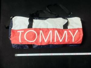 新品ジャンク TOMMY HILFIGER ミニドラムバッグ ショルダー トミーヒルフィガー