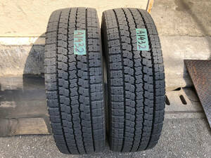 【中古タイヤ A1432】2021年製 8.5分山 トーヨータイヤ 265/60R22.5 143/140J M919　 2本セット