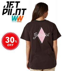 ジェットパイロット JETPILOT セール 30%オフ Tシャツ 送料無料 ダイヤモンド レディース オーバーサイズド TEE W22011 チャコール 10/M