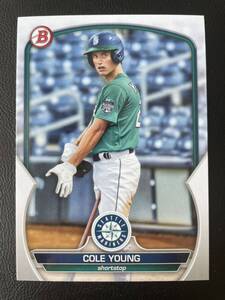 Topps Bowman 2023 MEGA BOX #BP-9 COLE YOUNG コール・ヤング Seattle Mariners シアトル・マリナーズ