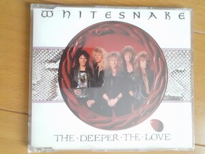 WHITESNAKE the deeper the love 英国輸入盤シングル。