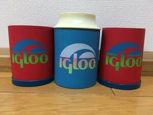 igloo イグルー クージー 1980 1990 USA オールド アウトドア ビンテージ コールマン サマソニ フジロック 保冷 フェス キャンプ ランタン