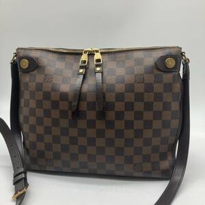 美品 希少 LOUIS VUITTON ルイヴィトン ドゥオモ ダミエ エベヌ ショルダーバッグ クロスボディ 斜めがけ N41425