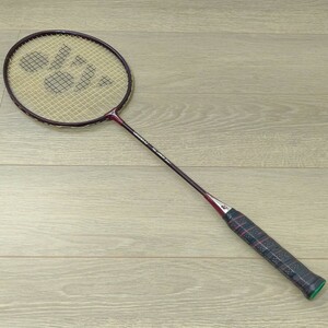 希少 YONEX カーボネックス10 CARBONEX10 U-G4 フルカーボンシャフト バドミントン ラケット 旧ロゴ 中古 送料無料 即決