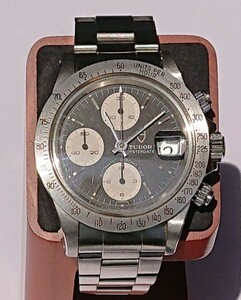 チュードル（チューダー）クロノタイム Ref.94300 黒文字盤 1984年 tudor oysterdate chrono time カマボコ bigblock