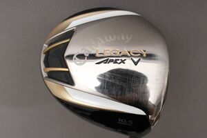 【美品】キャロウェイ ドライバー《1W/10.5》Callaway LEGACY APEX《SR》SPEED METALIX 50W 純正カーボン ゴルフ ＃160※G387