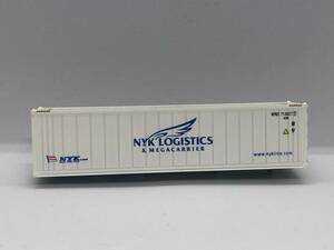 ザ・トレーラーコレクション第4弾　日本郵船　40ftHQ冷蔵コンテナのみ　中古 NYK LOGISTICS & MEGACARRIER トミーテック