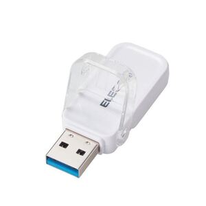 【新品】エレコム USBメモリー USB3.1（Gen1）対応 フリップキャップ式 32GB ホワイト MF-FCU3032GWH