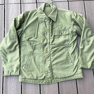 A2 A-2 Deck Jacket デッキジャケット　ビンテージ　US NAVY グラフィック　ミリタリー