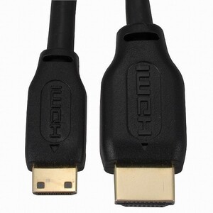 HDMI1.4ミニケーブル 1.5m VIS-C15M-K 05-0286 オーム電機