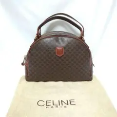 CELINE マカダム柄 ハンドバッグ