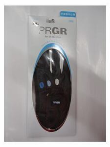 ■手首長め仕様 !! PRGR 合皮　プロギア レディース ゴルフ グローブ【18cm/ブラック&ブルー】PGL-17