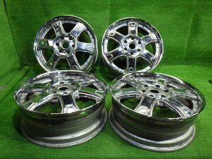 中古 20インチ 20×7.5J 6穴 ワーク LS606 社外 アルミホイール 4本セット ジャンク品 リペア用 はーエースなど