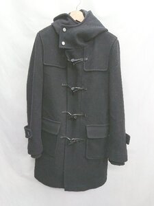 ◇ ⊇ ABAHOUSE アバハウス 長袖 ダッフルコート サイズ4 ブラック メンズ E