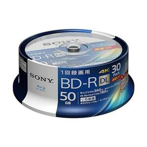 ☆新品未開封品◆SONY ソニー 30BNR2VJPP6 ビデオ用ブルーレイディスク 1回録画用 BD-R 30枚入り 50GB 4K 6倍速☆即日発送可能☆送料無料