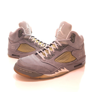 ● NIKE ナイキ 11年製 AIR JORDAN 5 RETRO Wolf Grey エア ジョーダン レトロ ウルフ グレー 灰色 サイズ31cm 136027-005 104