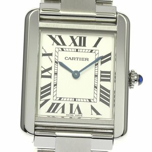 カルティエ CARTIER W5200013 タンクソロ SM クォーツ レディース 美品 _809579