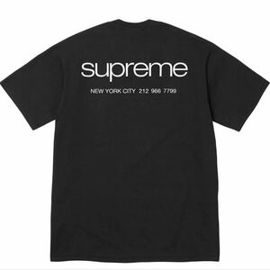 SUPREME NYC Tee Classic Logo シュプリーム Tシャツ クラシックロゴ 半袖 サイズM Black 黒