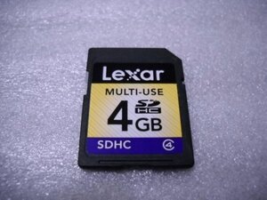 LEXAR　SDHCカード　4GB　